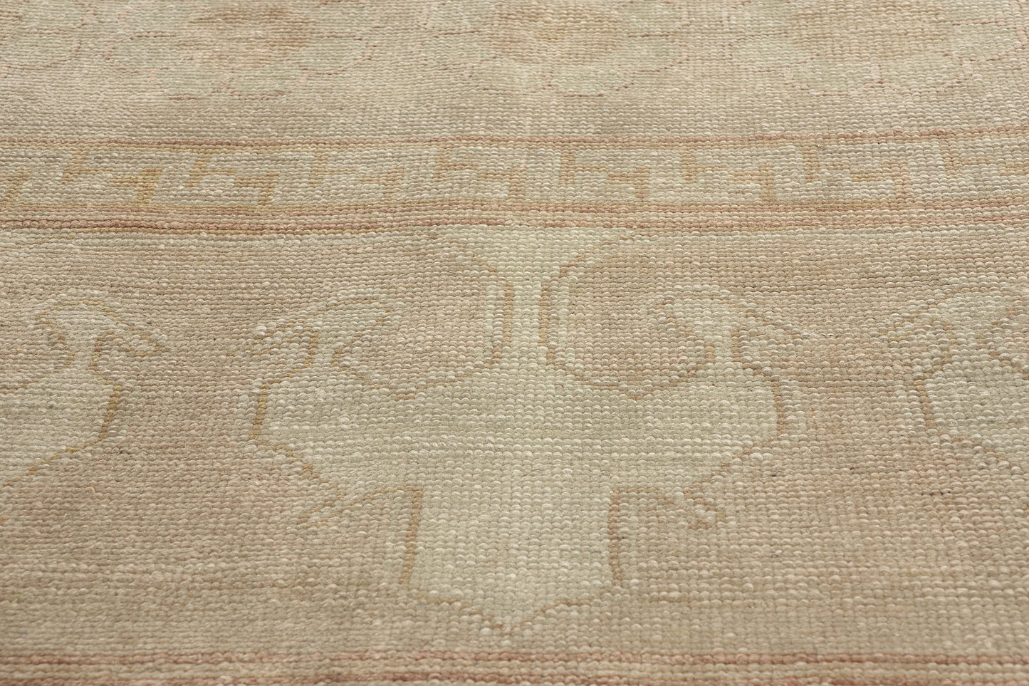 10 x 15 Vintage Muted Turkish Oushak Rug 50866
