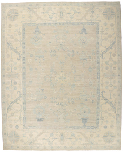 12 x 14 Vintage-Inspired Oushak Rug 80932