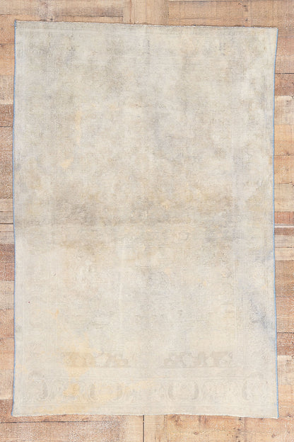 4 x 6 Vintage Turkish Oushak Rug 52110