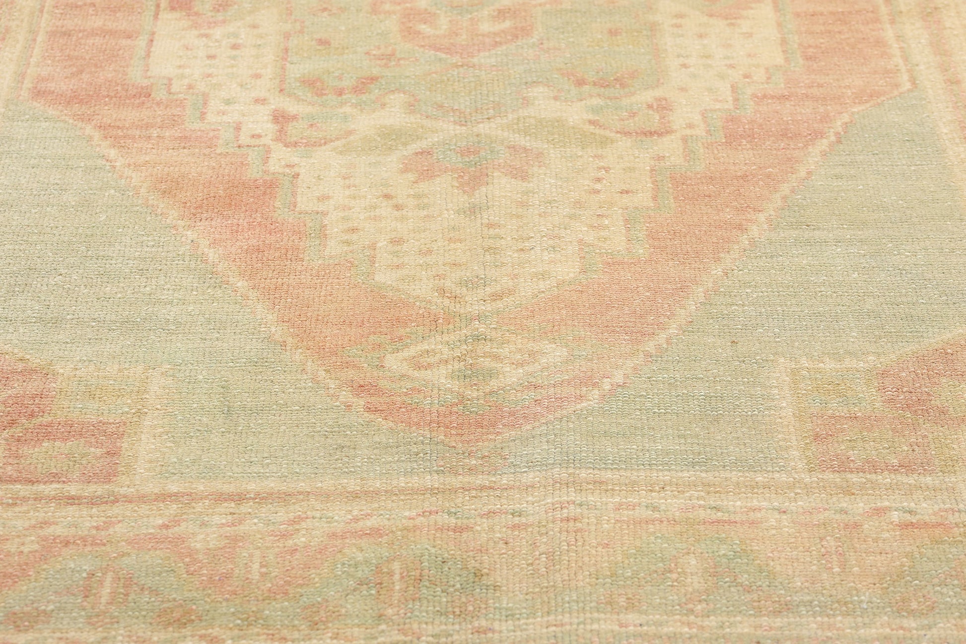 4 x 7 Vintage Turkish Oushak Rug 53701