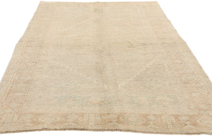 4 x 7 Vintage Muted Turkish Oushak Rug 53690