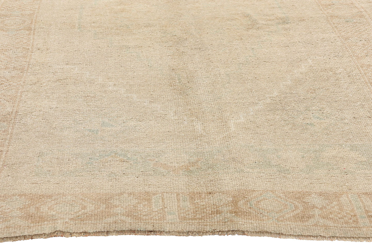 4 x 7 Vintage Muted Turkish Oushak Rug 53690