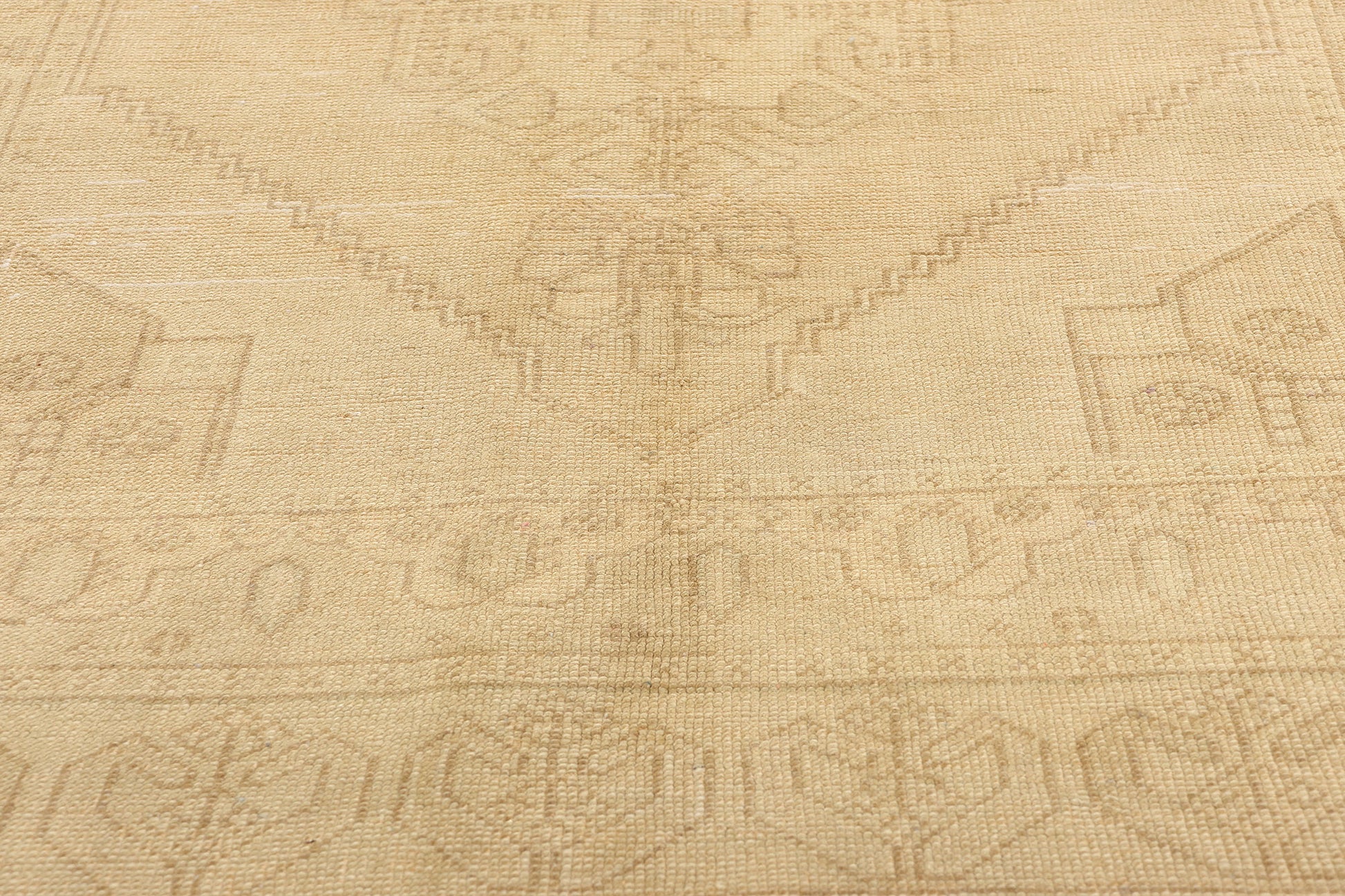 4 x 8 Vintage Muted Turkish Oushak Rug 52184