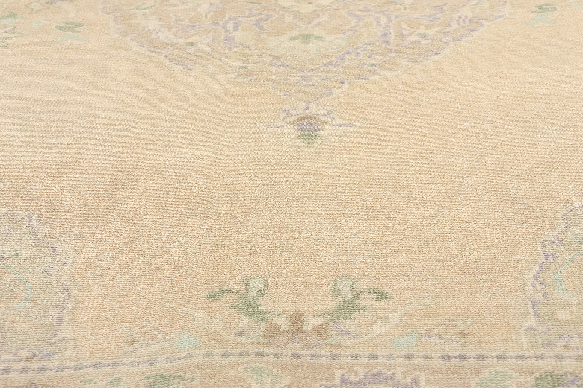 5 x 7 Vintage Muted Turkish Oushak Rug 52961