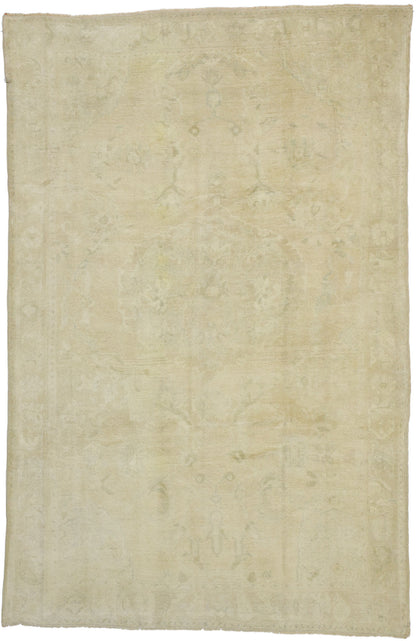 5 x 8 Vintage Turkish Oushak Rug 52500