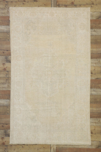 5 x 8 Vintage Turkish Oushak Rug 52501