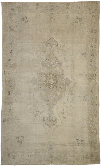 5 x 9 Vintage Turkish Oushak Rug 52460