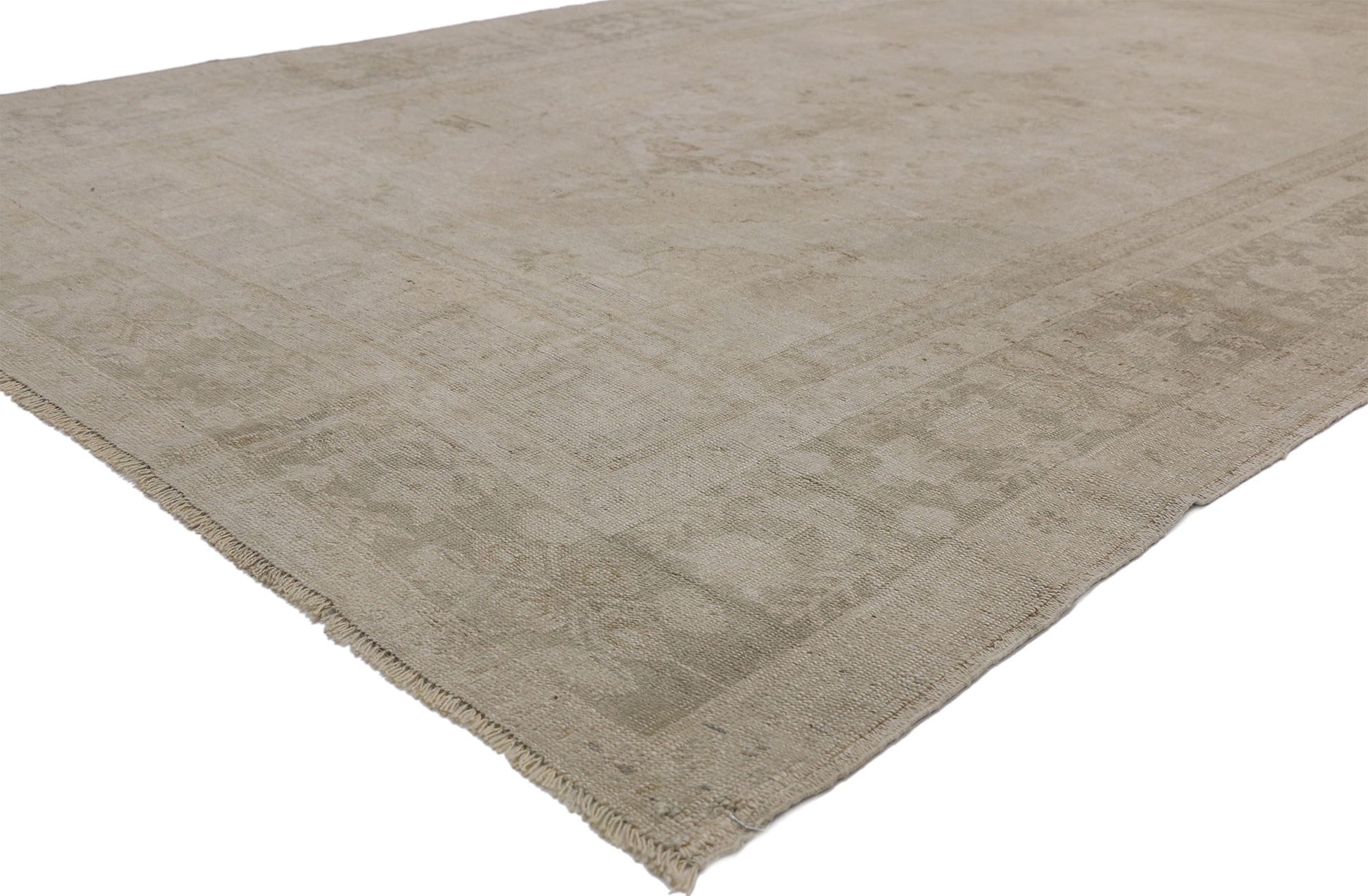 6 x 10 Vintage Turkish Oushak Rug 52462