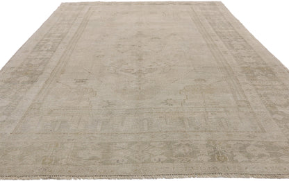 6 x 10 Vintage Turkish Oushak Rug 52462