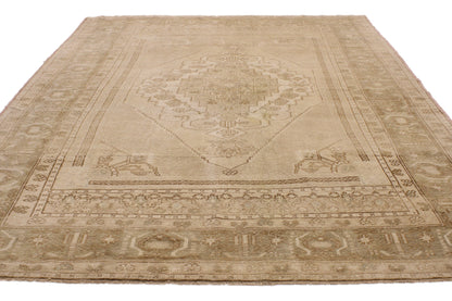 6 x 8 Vintage Turkish Oushak Rug 52182