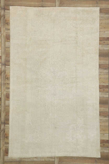 7 x 11 Vintage Turkish Oushak Rug 52494