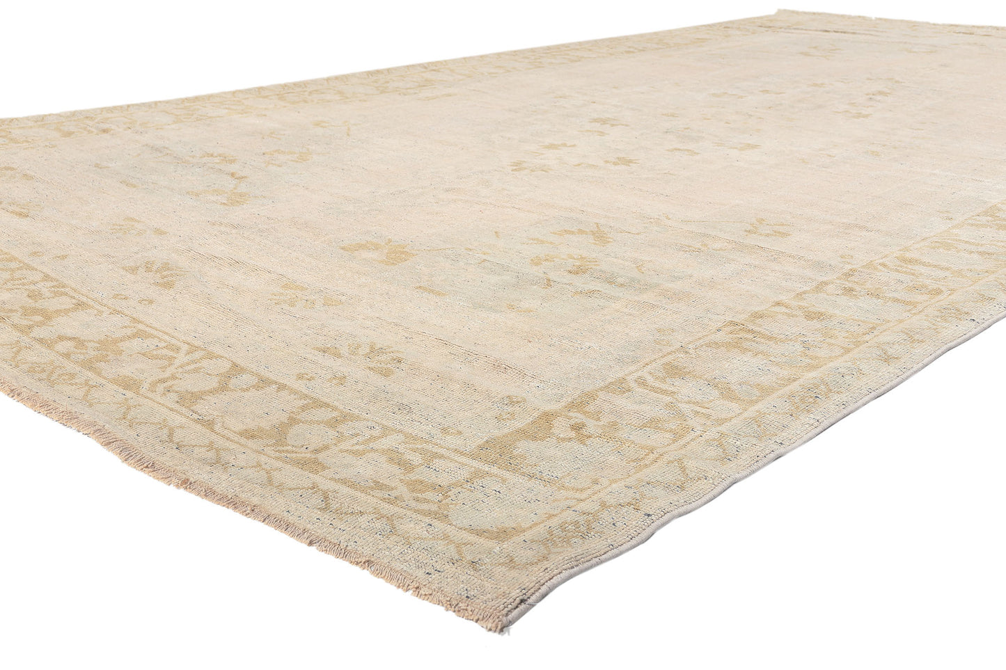 7 x 13 Vintage Turkish Oushak Rug 53677