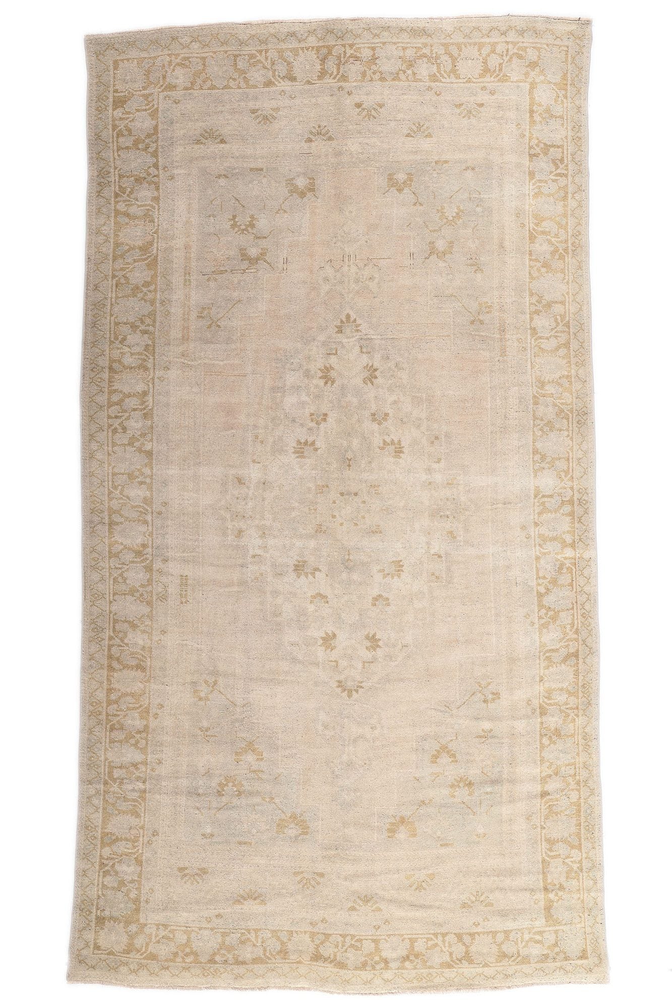 7 x 13 Vintage Turkish Oushak Rug 53677
