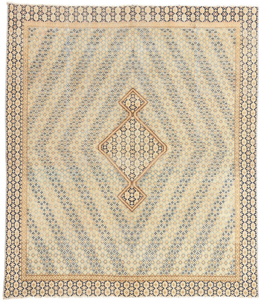 5 x 6 Vintage Persian Kerman Rug 53752