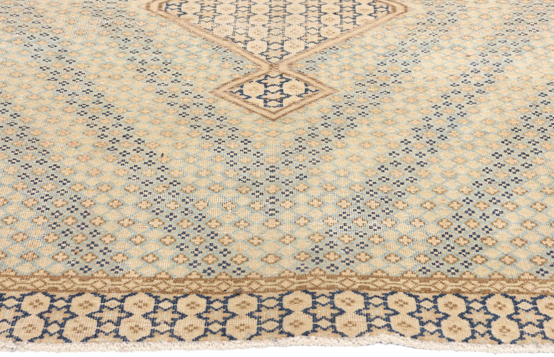 5 x 6 Vintage Persian Kerman Rug 53752