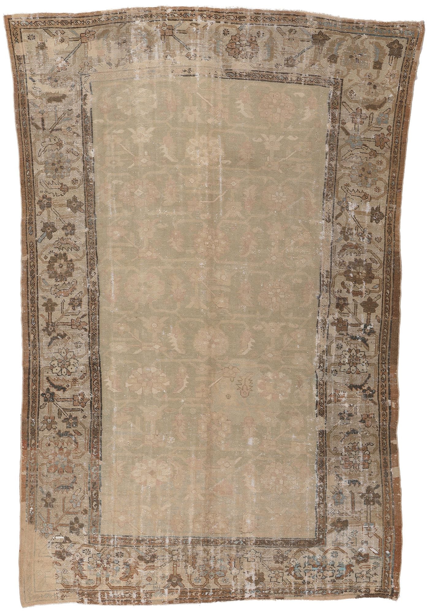 8 x 12 Antique Persian Mahal Rug 76600
