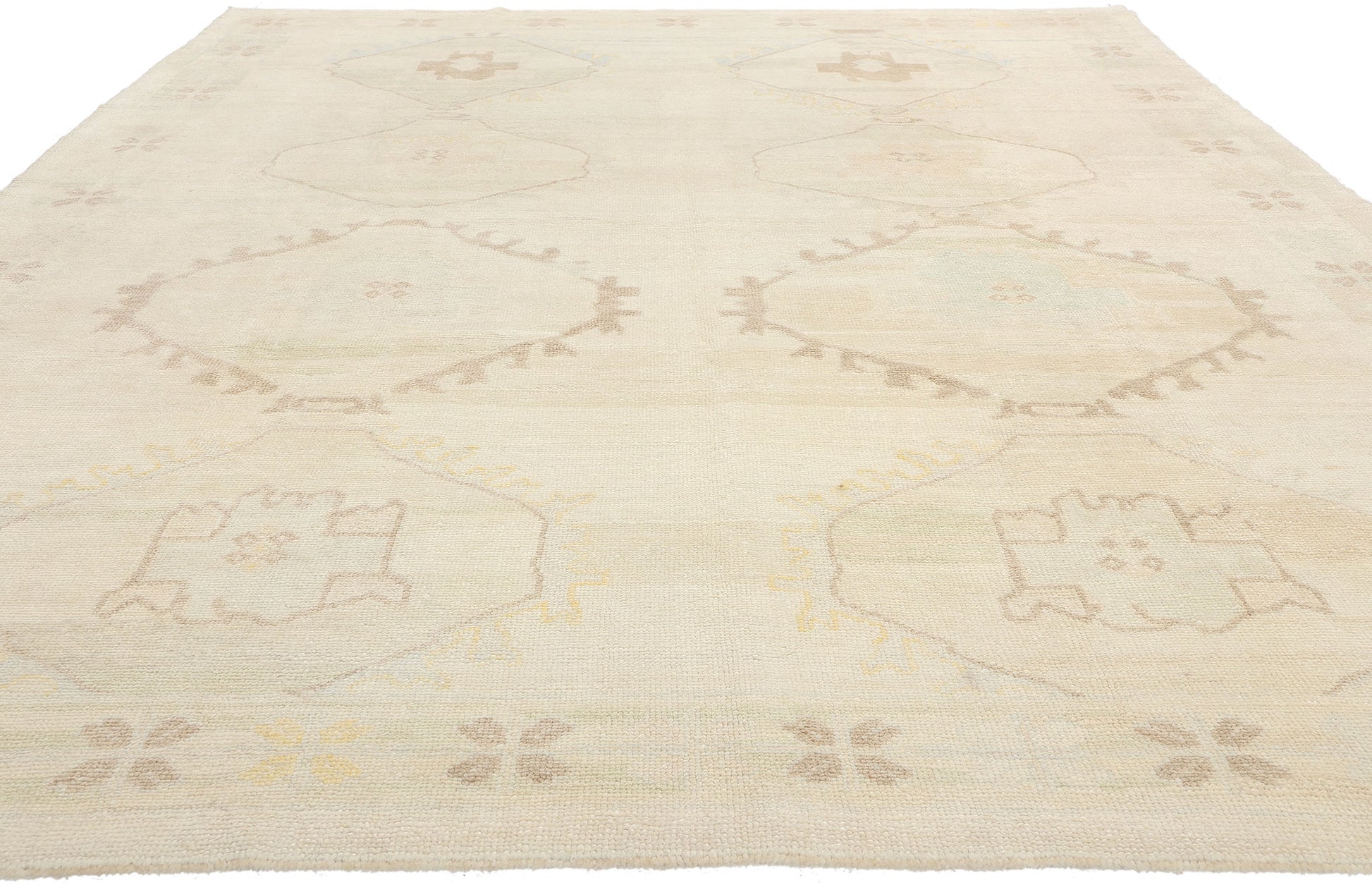 9 x 13 Vintage Turkish Kars Rug 53883