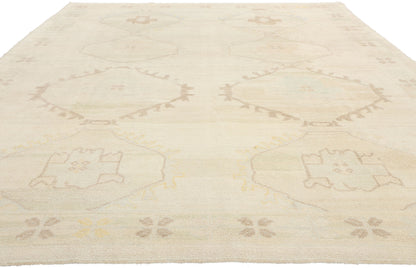 9 x 13 Vintage Turkish Kars Rug 53883