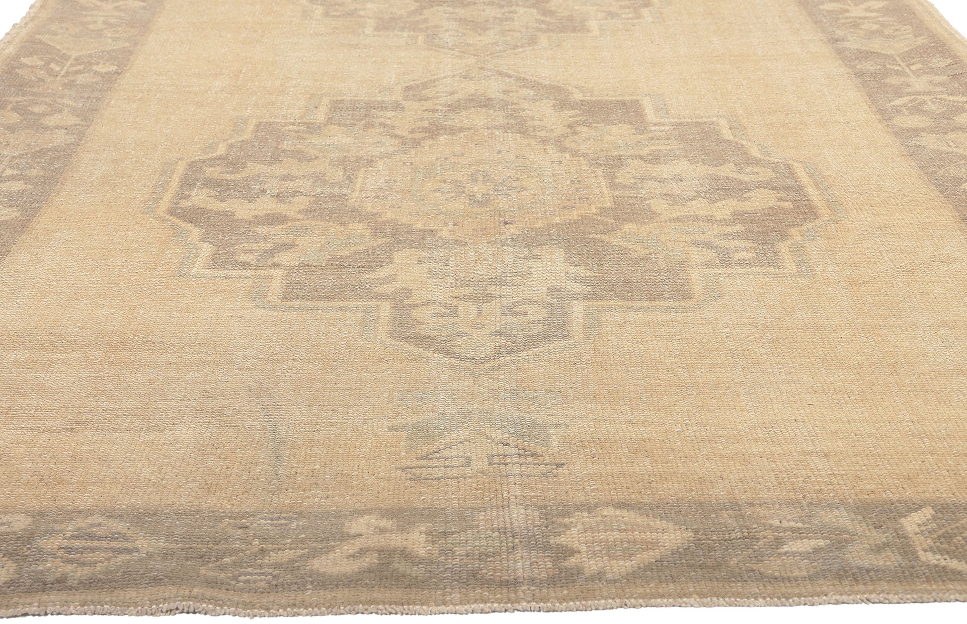 5 x 13 Vintage Turkish Oushak Rug 51021