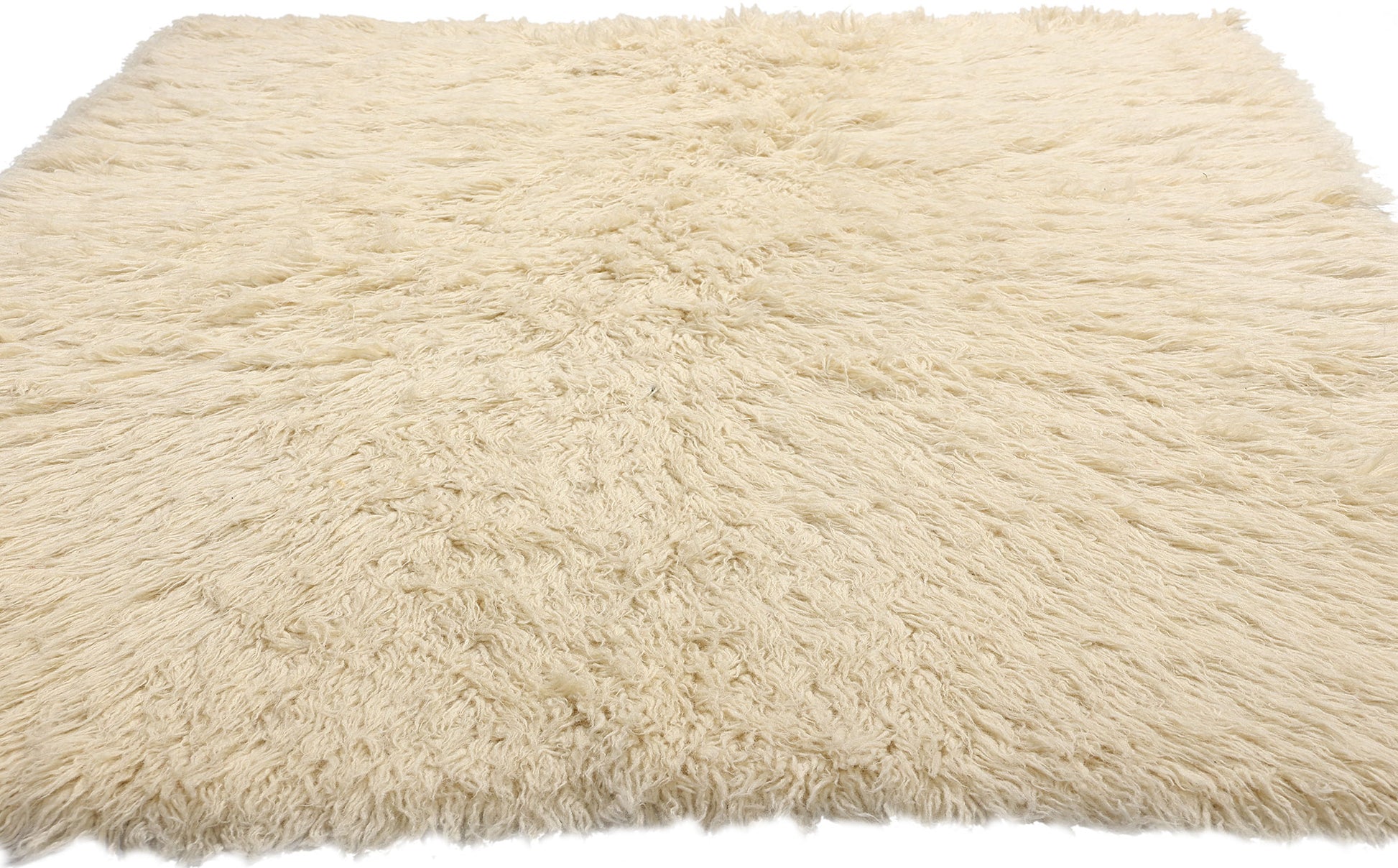 5 x 7 Vintage Greek Natural Flokati Rug 53945
