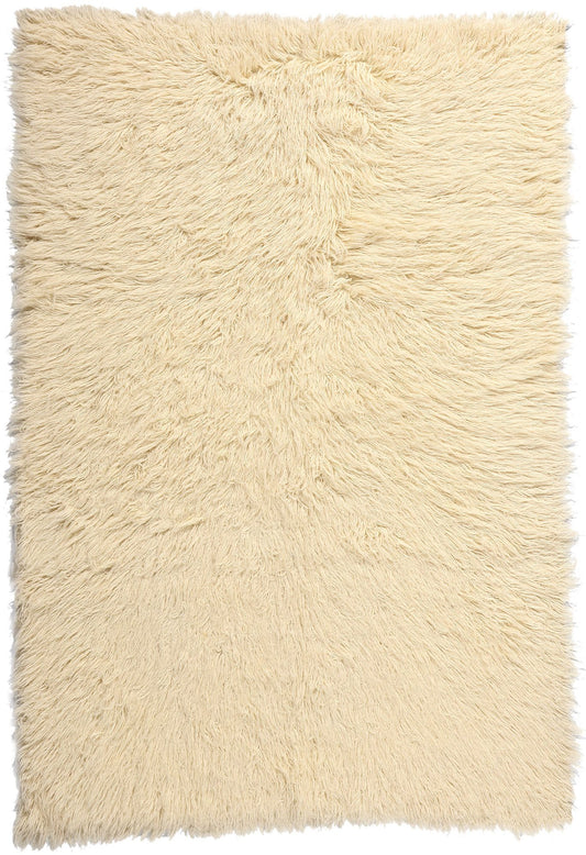 5 x 7 Vintage Greek Natural Flokati Rug 53945