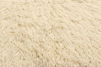 5 x 7 Vintage Greek Natural Flokati Rug 53945