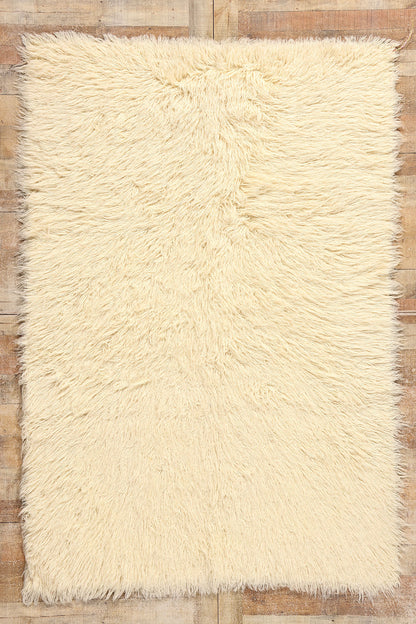 5 x 7 Vintage Greek Natural Flokati Rug 53945