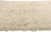 6 x 7 Vintage Greek Natural Flokati Rug 53946