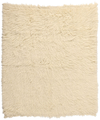 6 x 7 Vintage Greek Natural Flokati Rug 53946