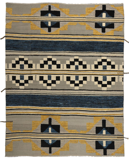 8 x 11 Southwest Modern Moroccan High-Low Rug 81056