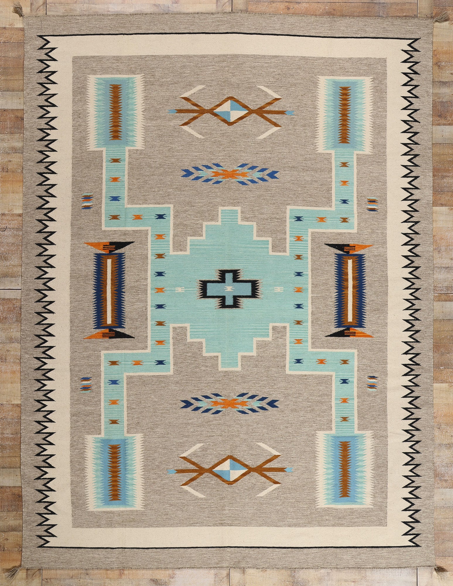 9 x 12 Southwest Modern Navajo-Style Rug 81020