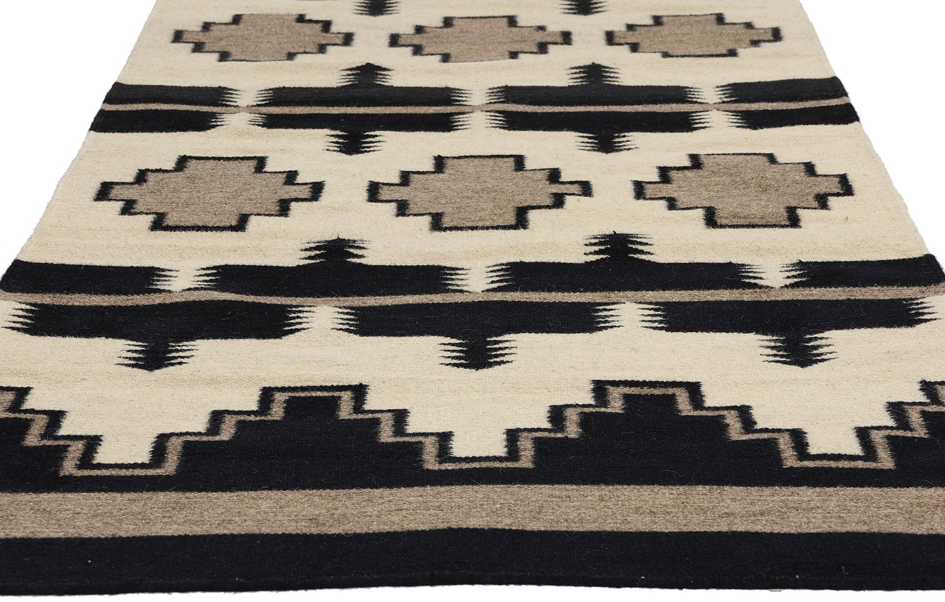 3 x 10 Southwest Modern Crystal Navajo-Style Rug 81050