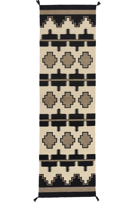3 x 10 Southwest Modern Crystal Navajo-Style Rug 81050