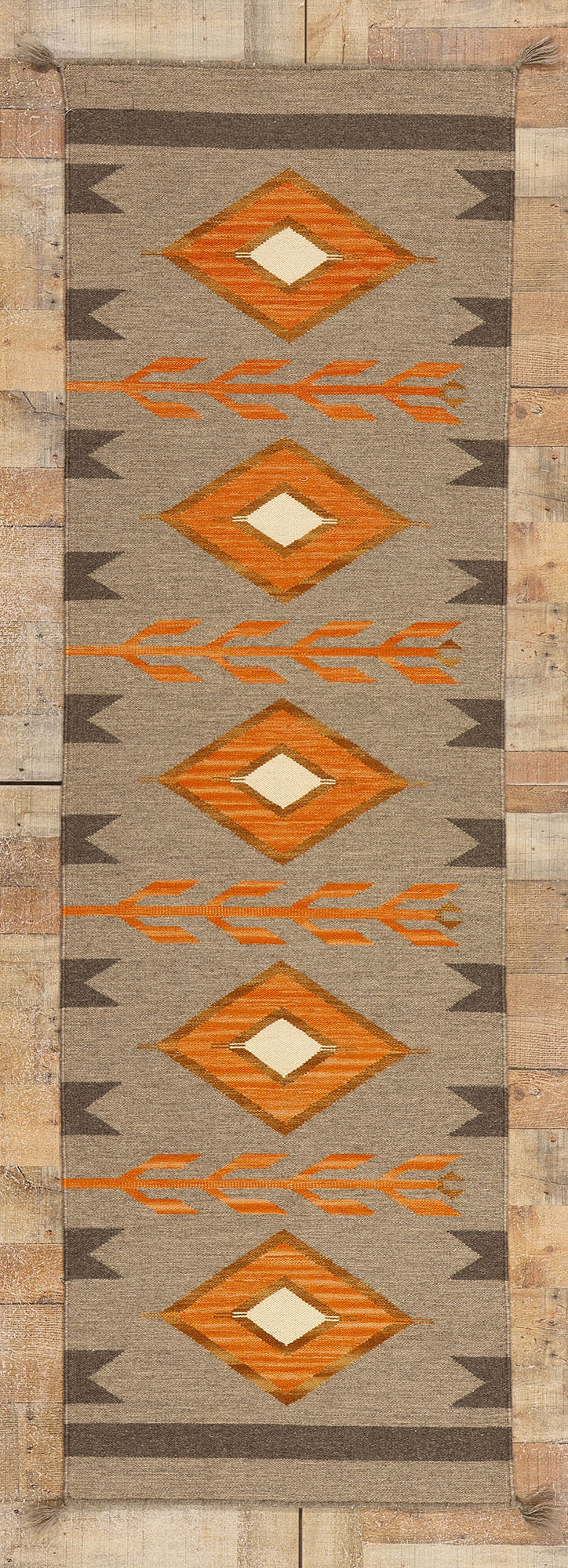 3 x 8 Southwest Modern Horse Blanket Navajo-Style Rug 81051