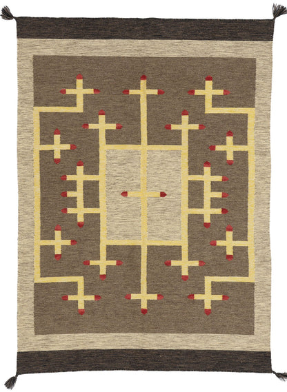 5 x 7 Southwest Modern Navajo-Style Rug 81044���