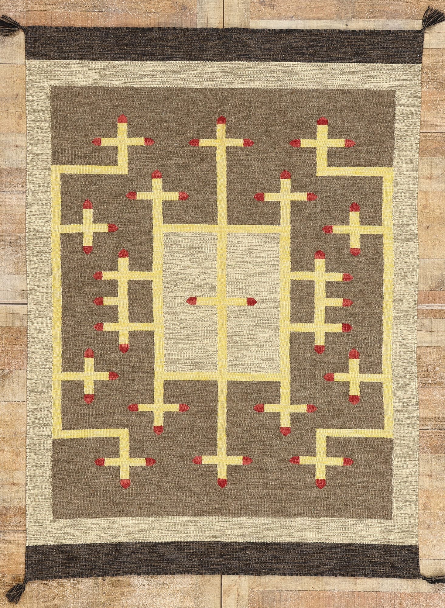 5 x 7 Southwest Modern Navajo-Style Rug 81044���