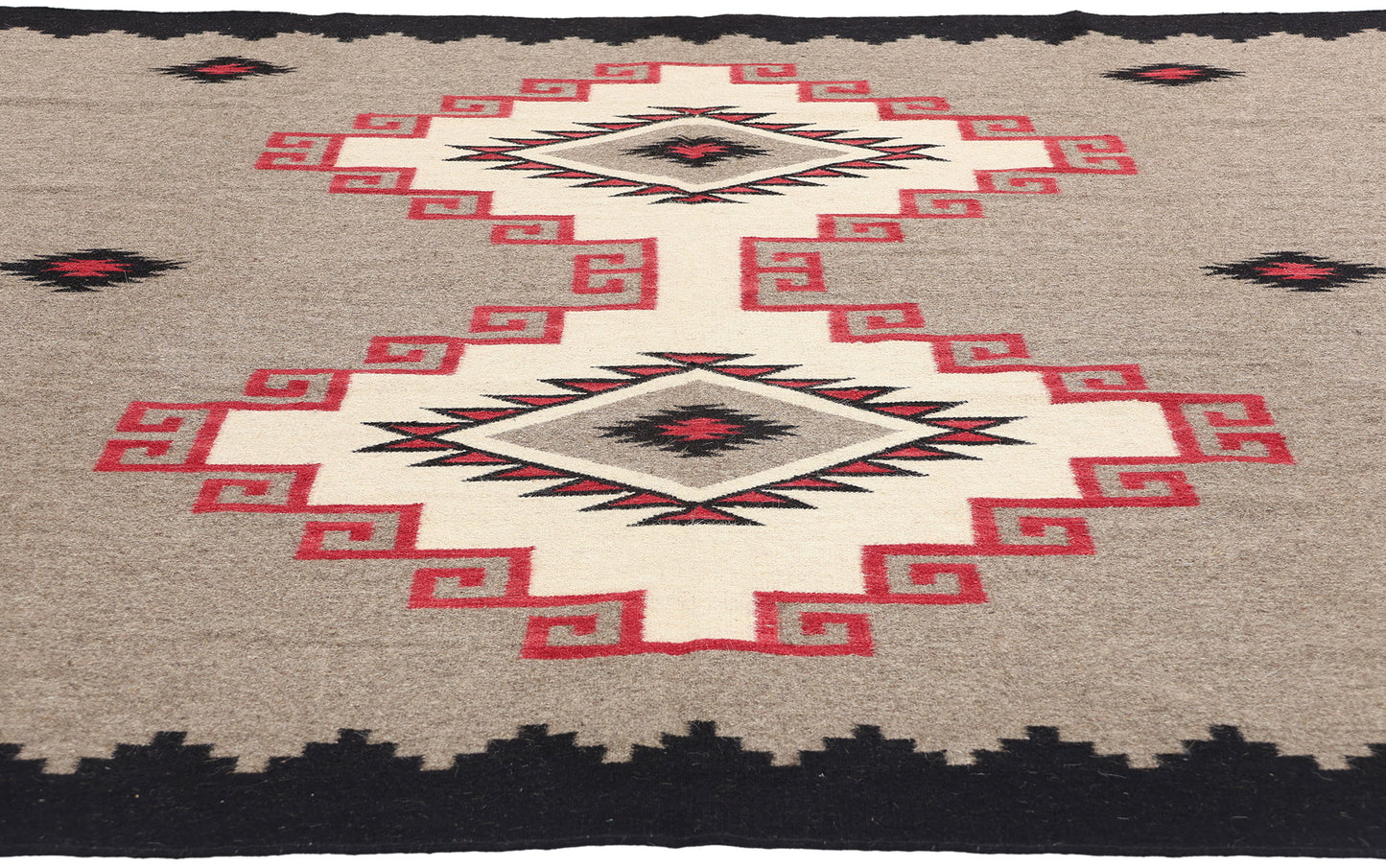 8 x 8 Southwest Modern Square Navajo-Style Rug 81118