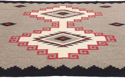 8 x 8 Southwest Modern Square Navajo-Style Rug 81118