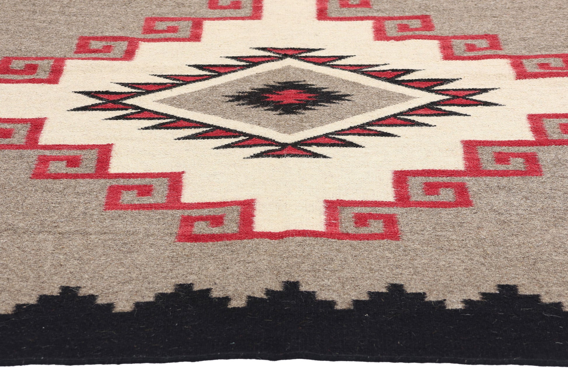 8 x 8 Southwest Modern Square Navajo-Style Rug 81118