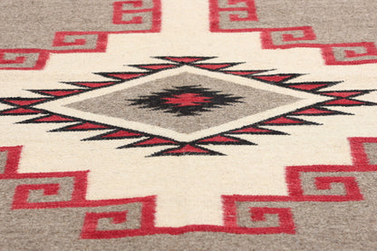 8 x 8 Southwest Modern Square Navajo-Style Rug 81118