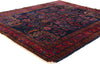 6 x 6 Antique Navy Blue Persian Lilihan Rug 77633