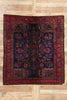 6 x 6 Antique Navy Blue Persian Lilihan Rug 77633