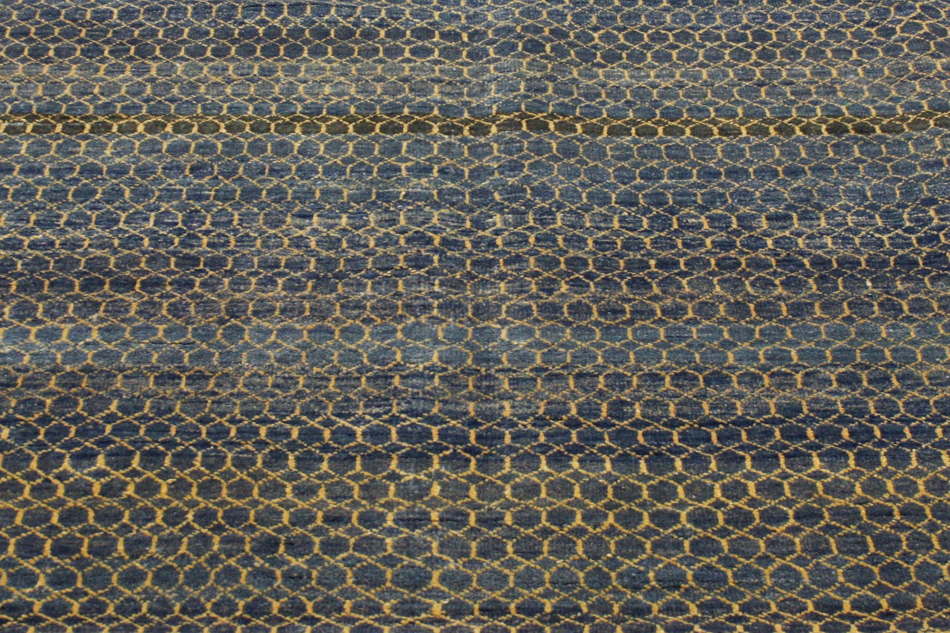 6 x 8 Navy Blue Transitional Indian Rug 30288