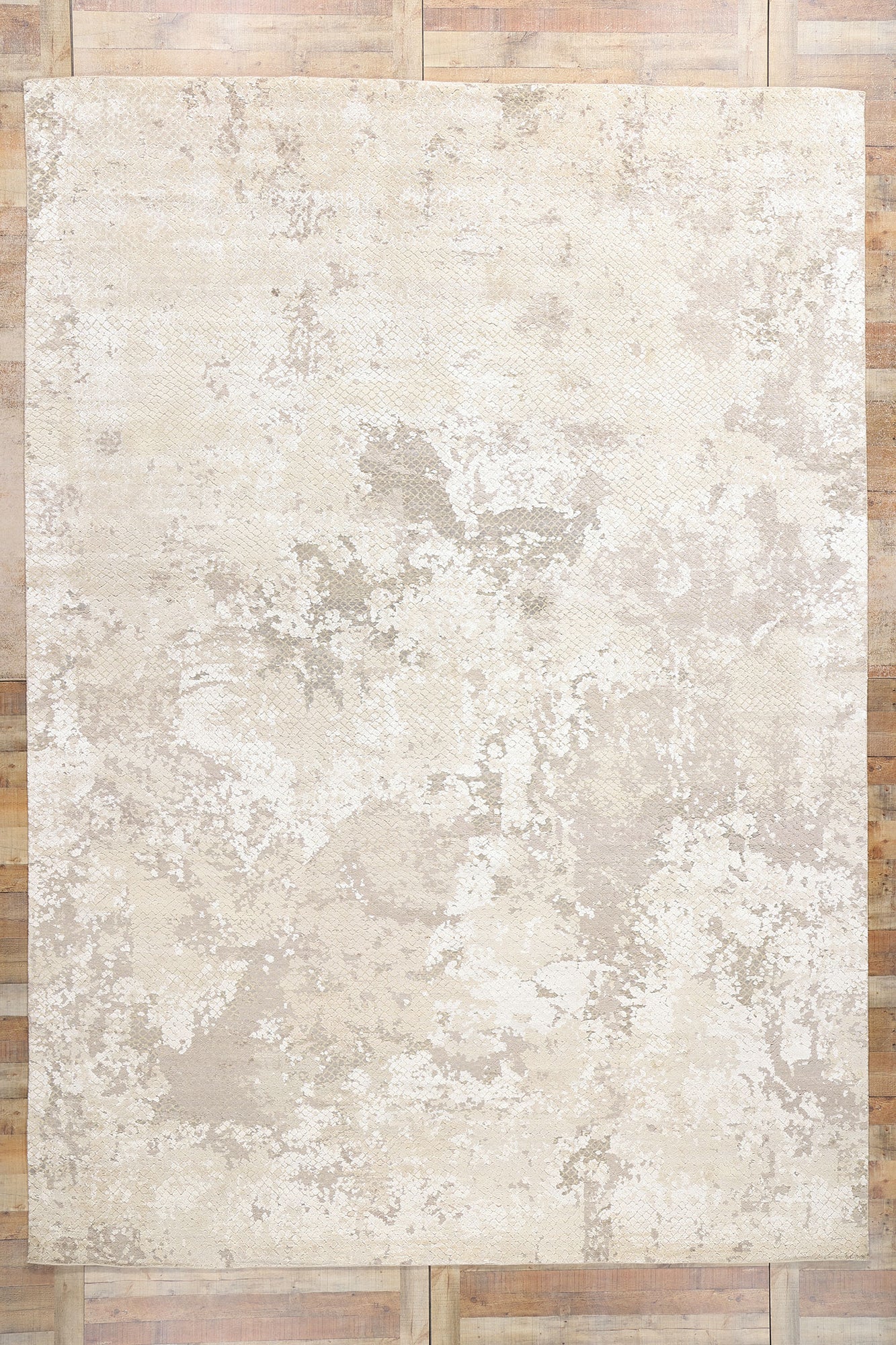 10 x 14 Contemporary Abstract Biophilic Design Rug 31053