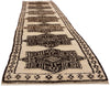 3 x 14 Vintage Neutral Kurdish Rug 53907