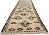 3 x 15 Neutral Vintage Kurdish Rug 53885