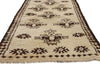 3 x 15 Neutral Vintage Kurdish Rug 53885