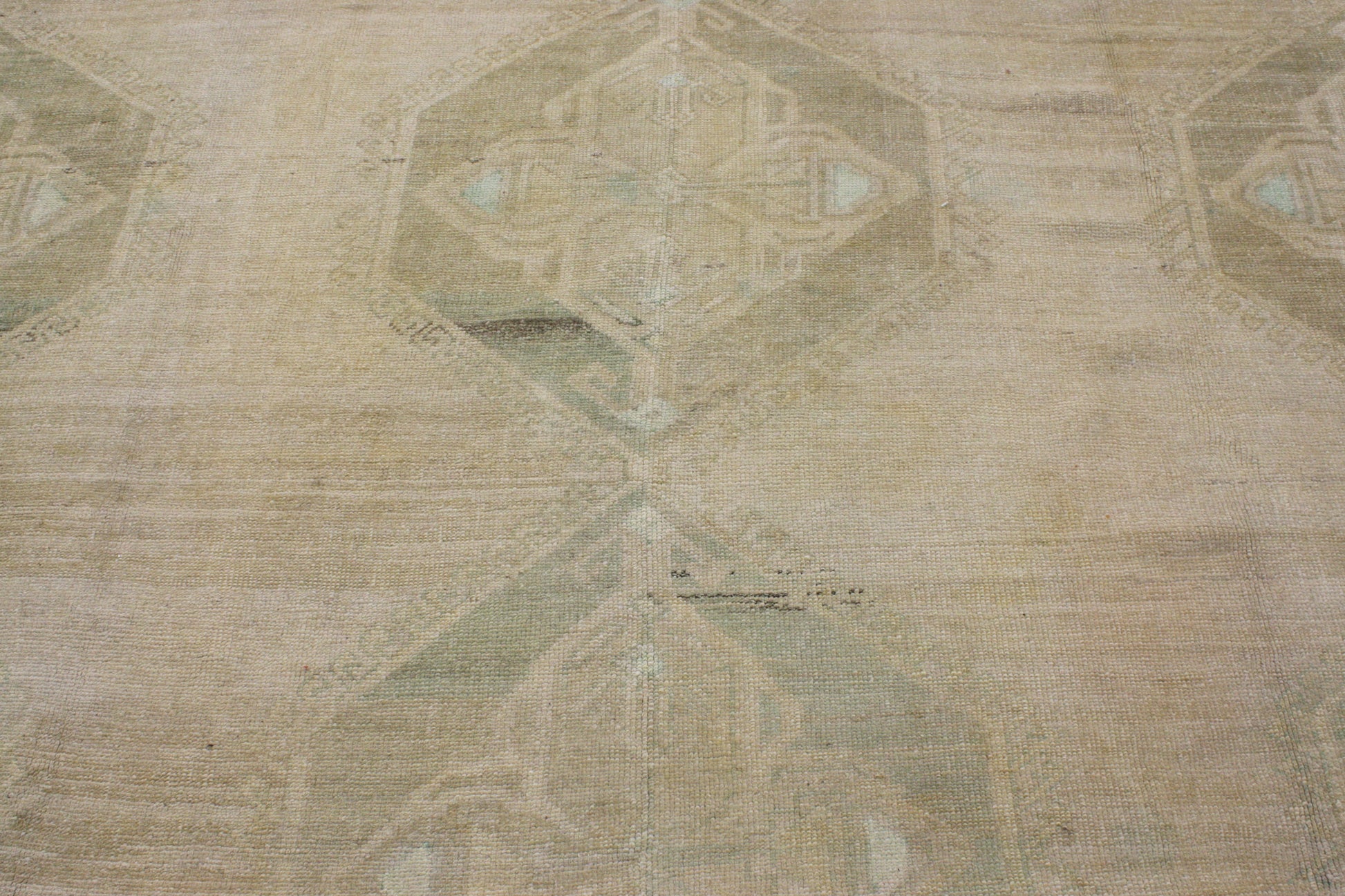 11 x 14 Vintage Turkish Oushak Rug 50850