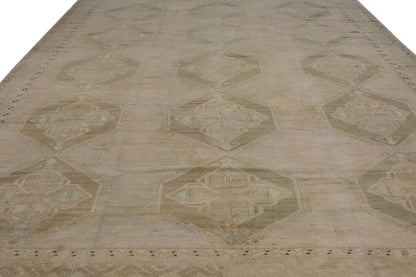 11 x 14 Vintage Turkish Oushak Rug 50850