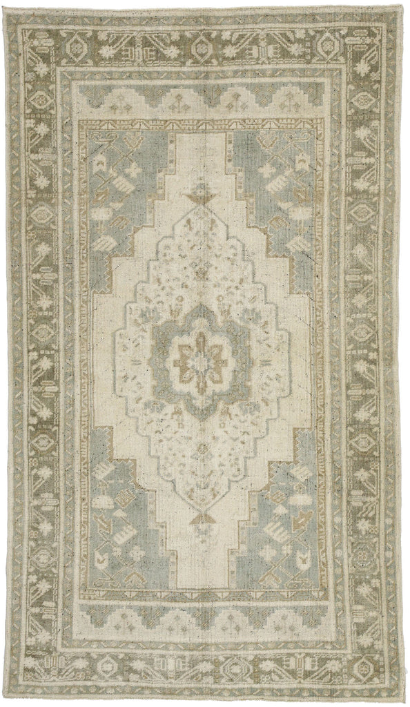 4 x 7 Vintage Turkish Oushak Rug 52440
